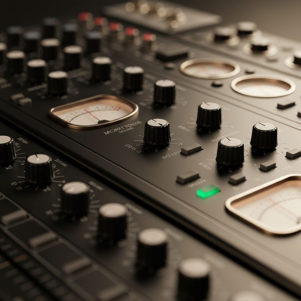 Studio de mixage professionnel